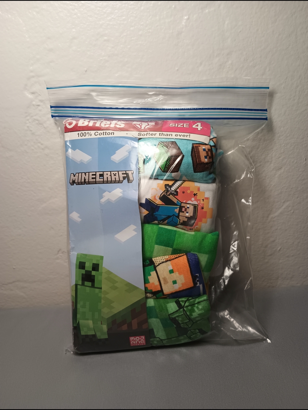 Minecraft Boys' Cotton Briefs Underwear